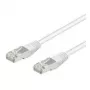 Wentronic Goobay CAT 5e kabel krosowy, SF/UTP, biały, 0.25 m - CCA miedź Mix (95213)