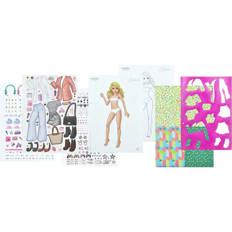 Zestaw kreatywny Kids Euroswan Fashion Book WoW Generation WOW00054 — zestaw plastyczny dla dzieci
