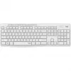 Zestaw Logitech MK295 Cicha Klawiatura i Mysz, Biały, Bezprzewodowy przez Odbiornik USB, Szwajcarski, 920-009872