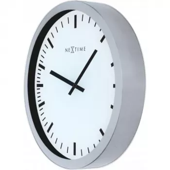 Zegar ścienny NeXtime 3031 Magic - Stripe, 25x35,2 cm, biały