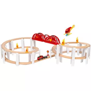 Zestaw spiralny Ravensburger Brio Mega – akcesorium do drewnianych torów kolejowych
