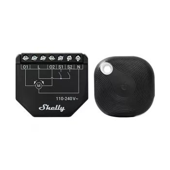Kontroler rolet WiFi Shelly Shutter BLU (Shelly_Shutter_BLU_1) przycisk Bluetooth, wytrzymała obudowa