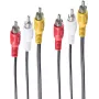 Kabel przejściowy wideo ShiverPeaks BS90024-10 10m 3x RCA