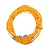 Patchcord światłowodowy Extralink EX.2862 LC–LC 0,5 m G.652D FTTH żółty pełny dupleks