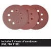 Szlifierka do podłóg EINHELL TP‑RS 18/32 Li BL Solo — 24 000 obr./min, czarno-czerwona, 1,11 kg