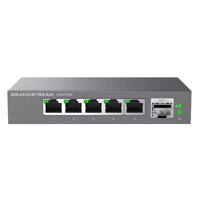 Przełącznik sieciowy Grandstream Networks GWN7701PA Niezarządzalny Gigabit Ethernet (10/100/1000) Czarny