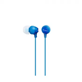 Sony MDR-EX15LP, Przewodowe, 8 - 22000 Hz, Muzyka, 3 g, Słuchawki, Niebieski