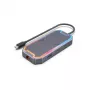 Koncentrator USB Unitek uHUB S7+ — przewodowy USB 3.2 Gen 2 Type-C, 100 W PD, Gigabit Ethernet, obsługa 4K, Space szary