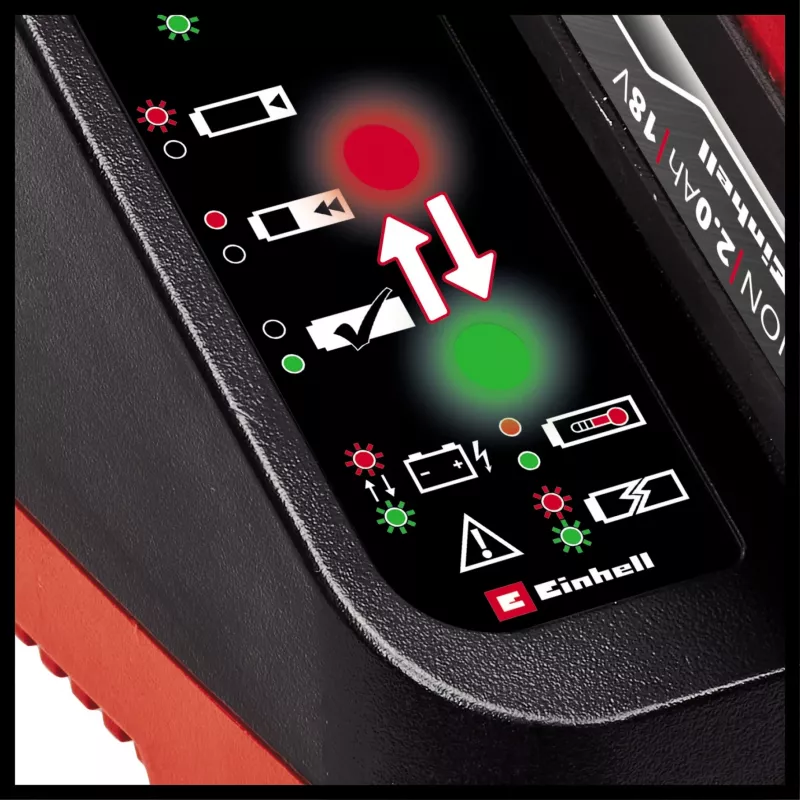 Ładowarka do akumulatorów Einhell Power X-Car Charger 3A Cigar Lighter czerwony