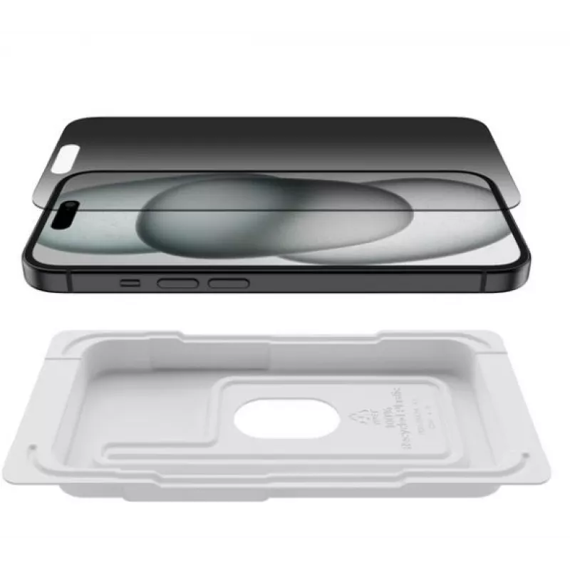 Szkło ochronne ScreenForce UltraFlass filtr prywatyzujący iPhone 15 Pro