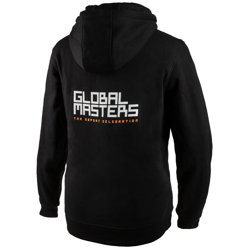 Bluza z kapturem Global Masters z logo GM - czarna (M)