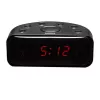 Zegar Denver CR-430 radio analogowo-cyfrowe FM wyświetlacz LED czarny