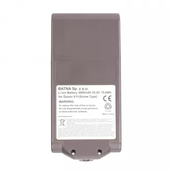 Bateria Dyson do odkurzacza V11 Śruba 25,2 V 3000 mAh