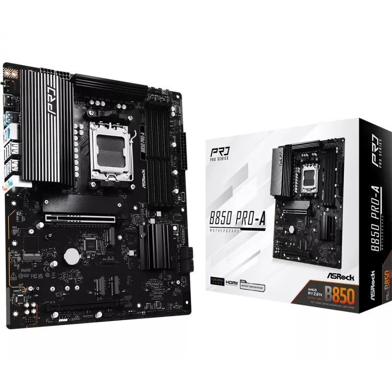 ASRock B850 Pro-A AM5 ATX Płyta Główna