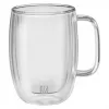Zestaw dwóch szklanek do latte macchiato z uchwytem Zwilling Sorrento Plus