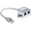 Kabel sieciowy DeLOCK 65441 RJ-45 0,15 m szary