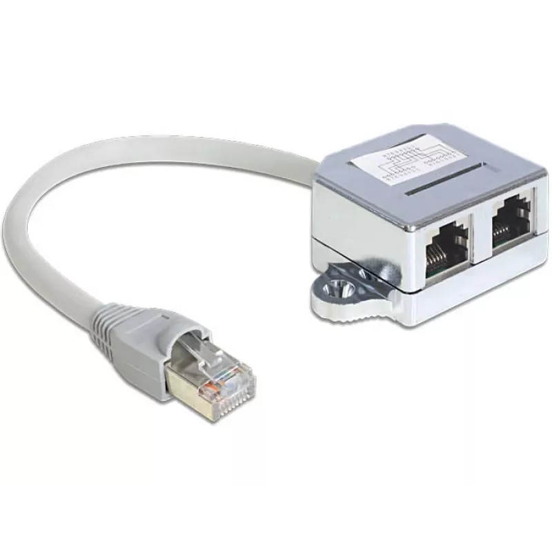 Kabel sieciowy DeLOCK 65441 RJ-45 0,15 m szary