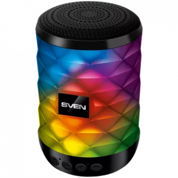 Głośnik SVEN PS-55, czarny (5W, TWS, Bluetooth, FM, USB, microSD, 600mAh)