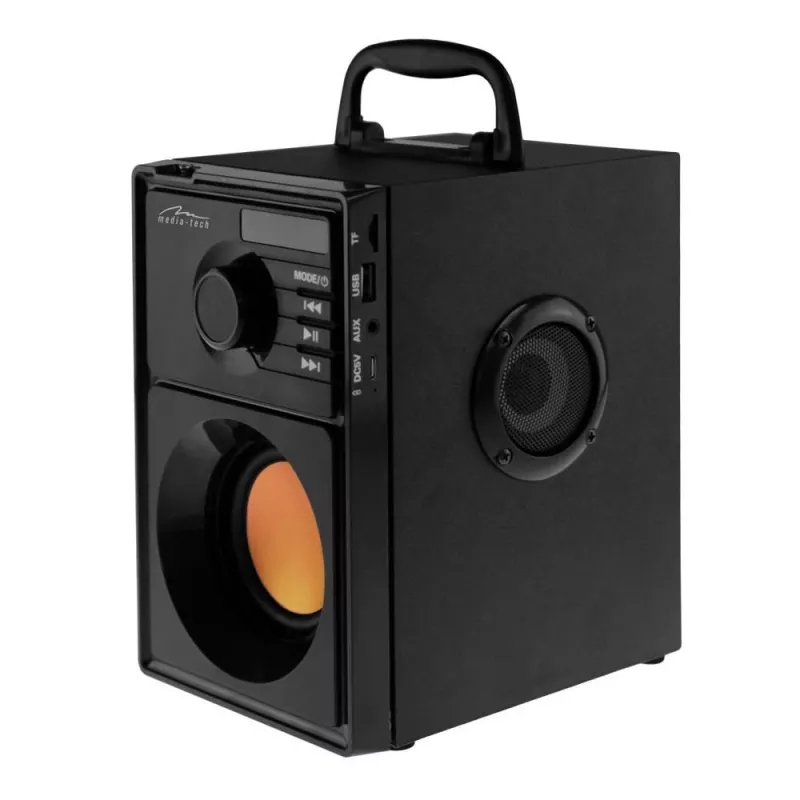 Media-Tech BOOMBOX BT 15 W Przenośny głośnik stereo Czarny