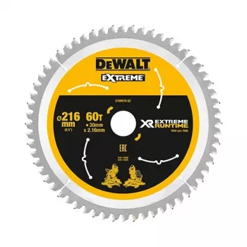 Tarcza tnąca DeWALT XR FlexVolt 216 mm x 30 mm 60T