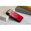 Etui do smartfona iKins dla iPhone XS / XS S — różowe lake i czarne, pokrowiec ochronny