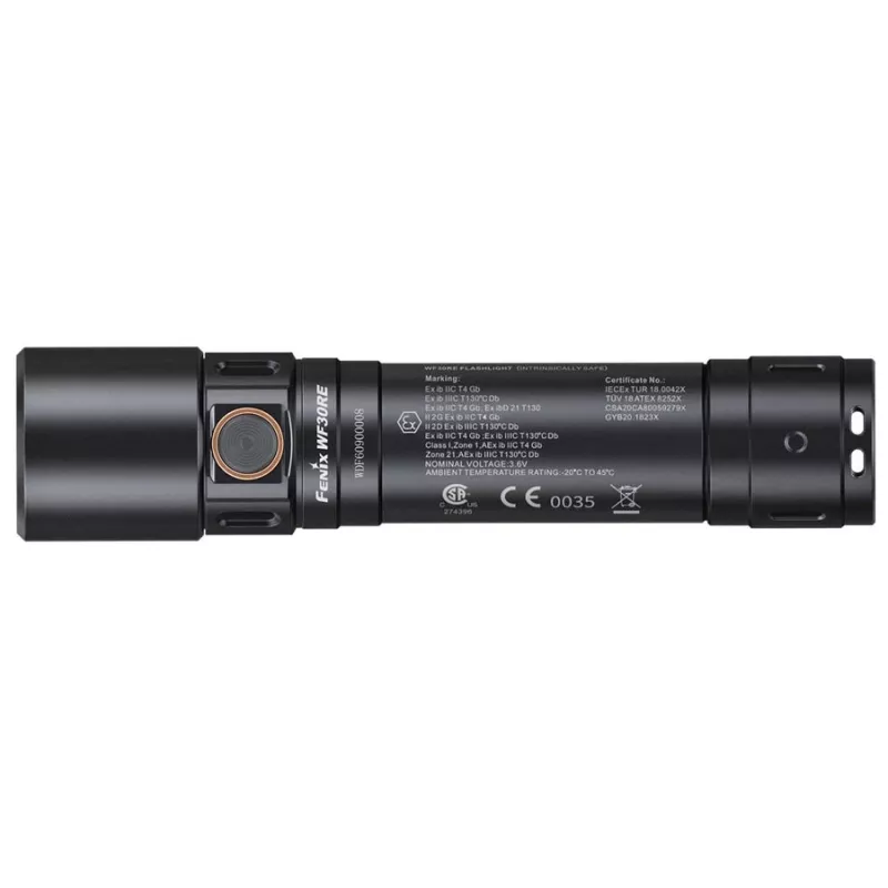 Latarka czołowa Fenix WF30RE Czarna LED IP68 120h czasu pracy na baterii