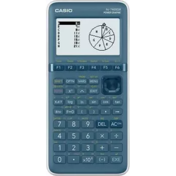 Kalkulator graficzny CASIO FX-7400GIII z wyświetlaczem cyjanowym, 21-cyfrowy wyświetlacz