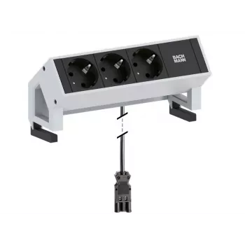 Listwa zasilająca 3 x Typ F Bachmann Desk2