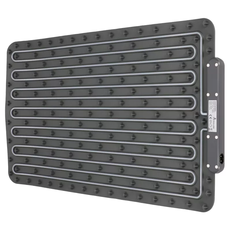 Extralink Mata grzewcza elektryczna szary 63X38 CM 400W