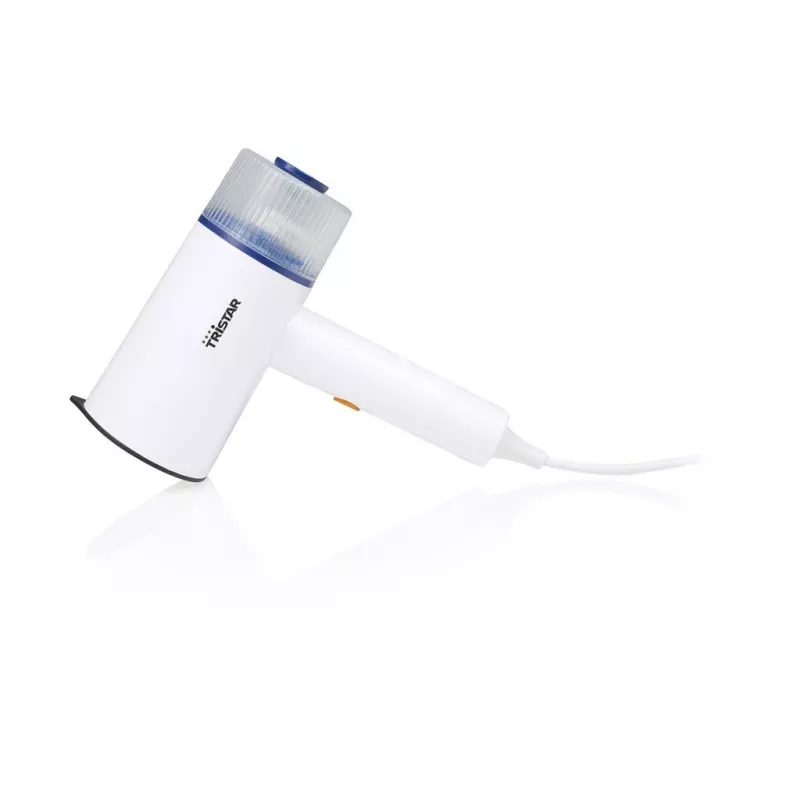 Ręczny parownik do ubrań Tristar ST-8960 — 1200 W, zbiornik 0,11 L, para 20 g/min, składana rączka, biały