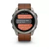 Garmin Fenix 8 3,56 cm (1,4 inch) AMOLED 51 mm cyfrowy 454 x 454 pikseli ekran dotykowy tytanowy Wi-Fi GPS (satelitarny)