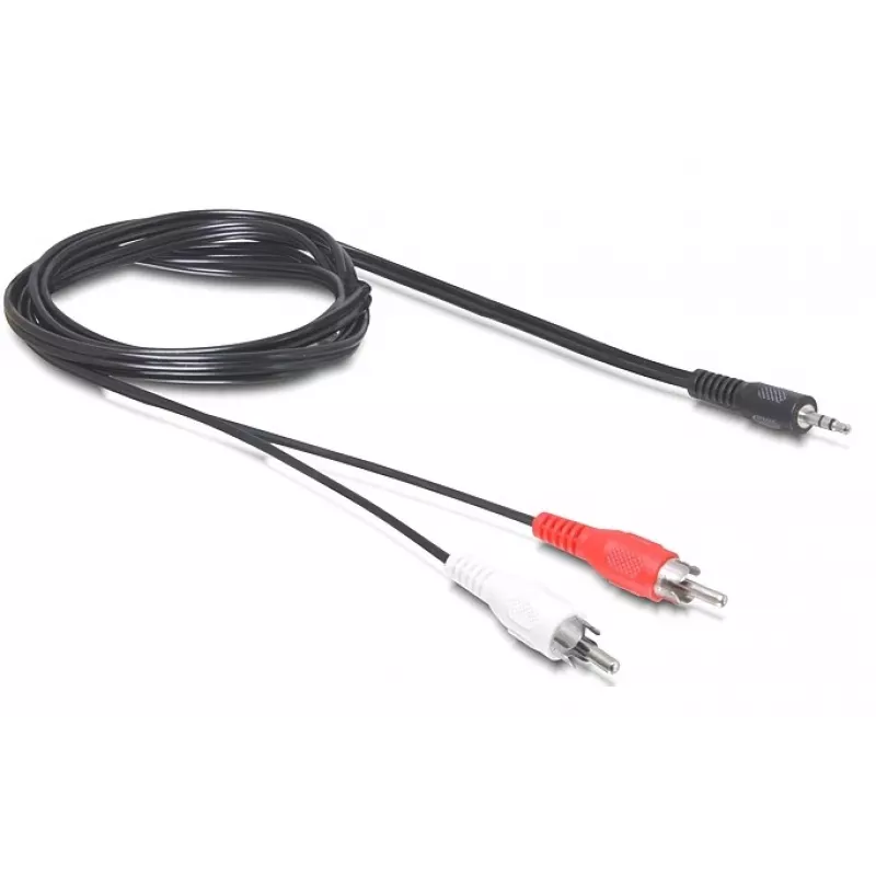 Kabel audio 3,5 mm/2 x RCA DeLOCK 84212