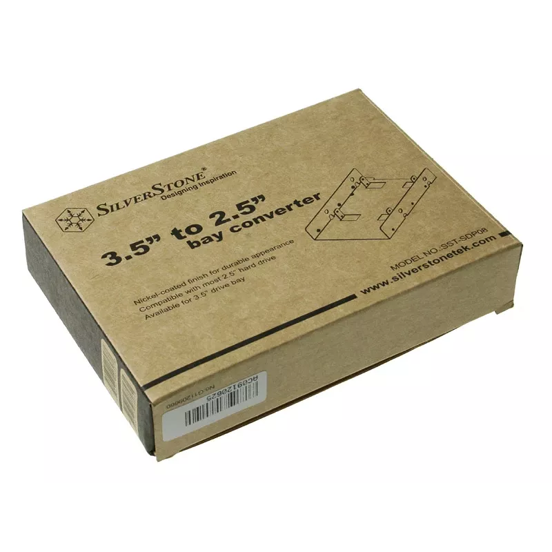 SilverStone SST-SDP08 Bay Converter 3,5 to 2x 2,5 Zoll