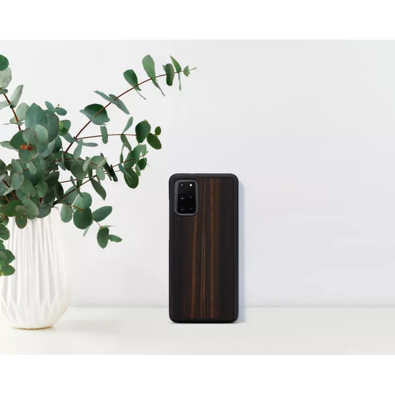 Etui ochronne Samsung Galaxy S20+ — człowiek i drewno — hebanowa czerń
