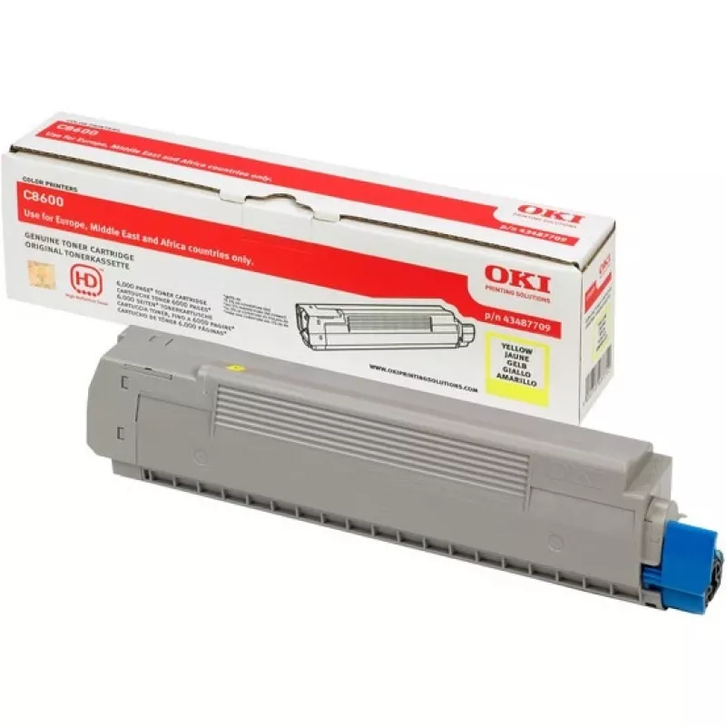 Toner Oki 43487709 do 6000 stron żółty