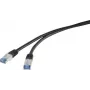 Renkforce RF-4673696 Kabel sieciowy Czarny 20 m Cat6a S/FTP (S-STP) (RF-4673696)