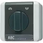 Jung 834.10 W Przełącznik elektryczny 1P Czarno-Biały (834.10W)