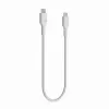 Kabel USB-C-USB-C PowerStream 100W pleciony 1,2m biały
