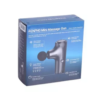 Renpho Massage Gun Edge Mini czarny PEU-RP-GM173-BK PEURPGM173BK (PEU-RP-GM173-BK)