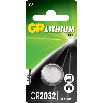 Bateria litowa jednorazowa guzikowa/CR2032 GP CR2032 3V, 1 szt. (blister)