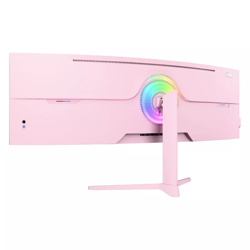 Zakrzywiony monitor Arozzi Nova 49” (124,5 cm) Dual QHD 5120×1440 LED VA 32:9 4 ms Różowy