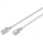 Digitus CAT 6A F-FTP cienki patch kabel 10 m szary