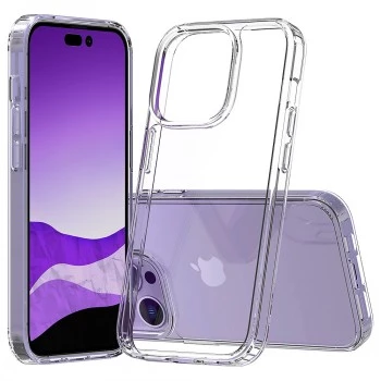 SCREENOR BUMPER etui na telefon komórkowy dla iPhone 15 Plus 6.7 cala — TPU przezroczyste