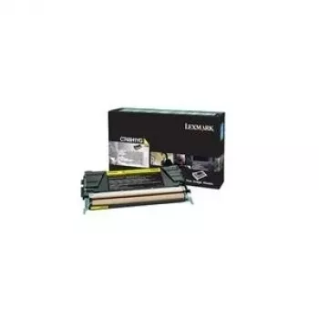 Wkładka z tonerem Lexmark C748H1YG Żółta, oryginalna, laserowa, wydajność 10 000 stron, 1 szt.
