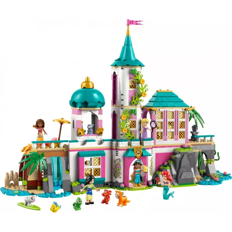 LEGO Disney Princess Castle and Royal Pets building set 43267 — 787 elementów, 5 minifigurek, wiek 6+, 320×460×100 mm