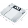 Beurer BG 13 Square szary, Transparent Elektroniczna waga osobowa