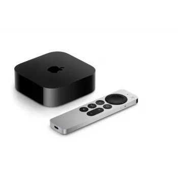 Apple TV 4K Czarny Srebrny 4K Ultra HD 64 GB Wi-Fi A15