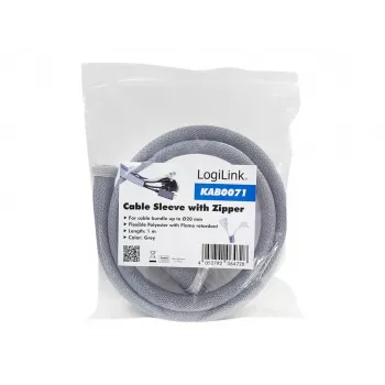 Osłona na kable LogiLink KAB0071 szara