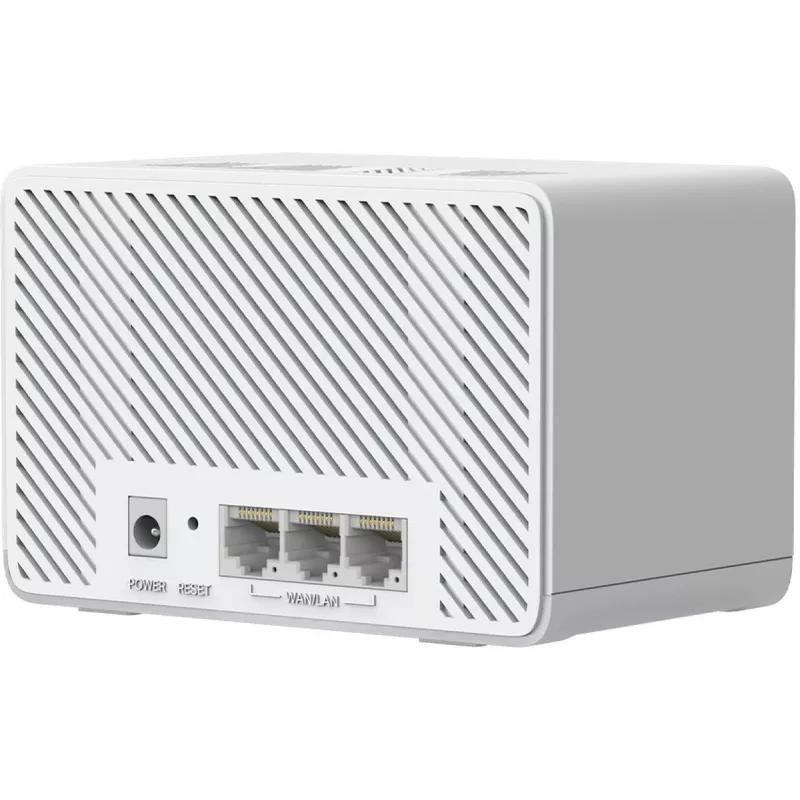 System Wi‑Fi Mesh TP‑LINK Mercusys Halo H25BE (Wi‑Fi 7, dwuzakresowy 2.4/5 GHz, 2880 Mbps) zestaw 2 szt., 3 wewnętrzne anteny, biały