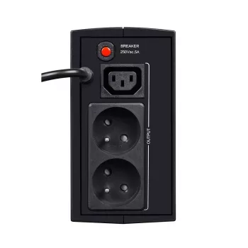 Zasilacz awaryjny UPS EVER DUO 350 AVR, line-interactive tower, 0,35 kVA (245 W), 2x gniazda C13, bateria VRLA 12 V 5 Ah